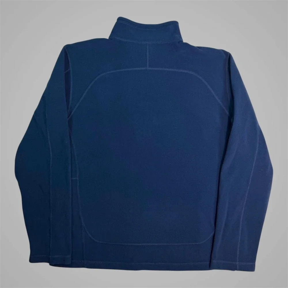 The North Face Mens Polartec Classic Full Zip Fleece Jacket Navy Blue Large